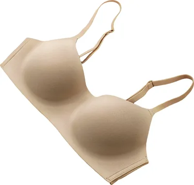Produktbild von Damen-BH, gepolsterter Rückenverschluss, nahtlos, einfarbig, weich, elastisch, kabellos, Push-Up, verstellbarer Schultergurt, Sport-Yoga-Sport-BH