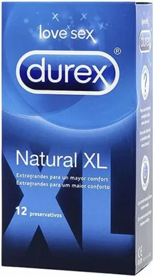 Image de Préservatifs DUREX Natural XL - 12 unités