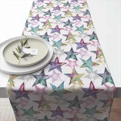 Produktbild von Weihnachten Tischläufer 40x150 cm Watercolour stars