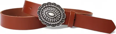 Produktbild von Ledergürtel Damen Echtleder 3 cm, verzierte Koppelschnalle, Gürtel FRONHOFER