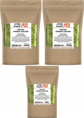 Zdjęcie produktu dla MATCHA ZIELONA HERBATA 2,5kg Codzienna sproszkowana naturalna Kol-Pol