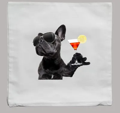 Produktbild von Kissenbezug 0994 Hund 50 x 50 cm | ohne Füllung