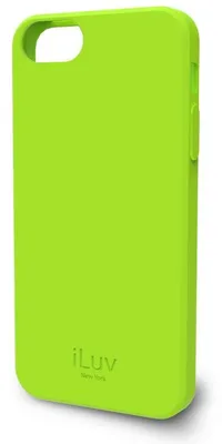Obrázek produktu pro iLuv ICA7T306GRN měkké pouzdro pro Apple iPhone 5/5s SE v zelené barvě