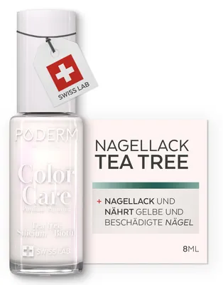 Image de Vernis à ongles Poderm Color Care, teinte Blanc Perle N122, 8ml
