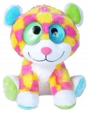 Produktbild von Plüsch-Gepard mit Neon-Augen 15 cm WR