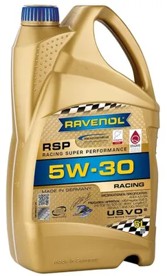 Produktbild von RAVENOL RSP Racing für 5W-30 5 Liter Motoröl Motorenöl Vollsynthetisch Longlife-01 229.5 RN0700 RN0710 502 00 505 00 Öl