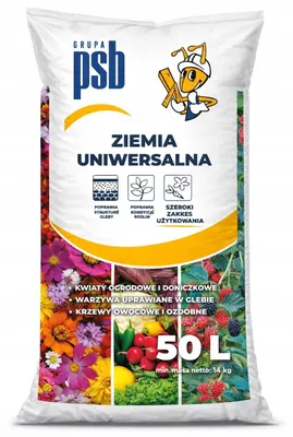 Produktbild von Universalerde 50L Blumenerde Pflanzerde für Garten Balkon Zimmerpflanzen Gemüse Umtopfen