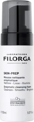 A product shot of a Filorga Skin-Prep Enzymatic Cleansing Foam bottle.