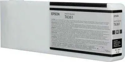 Obrázok produktu pre Epson Inkoustová Photo Black T636100 UltraChrome HDR 700 ml, Fotografická čierna, Atrament na báze farby, 700 ml, 1 kusov