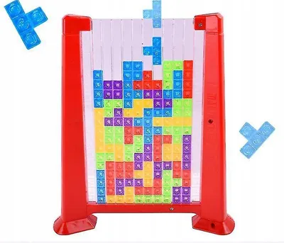 Produktbild von Dromader Tetris Logikspiel Geschicklichkeitsspiel 75 Teile