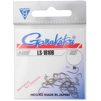 Produktbild von Gamakatsu LS-1810B Hooks Bronzefarben - 25 Angelhaken, Größe:8