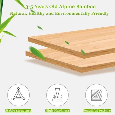 Produktbild von Schuhregal Schuhständer Schuhorganizer - Klappbar - Bambus - Braun - 4 Ablagen