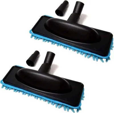 Productafbeelding van Set van 2 universele vloerzuigmonden met microvezel en waterstofzuiger