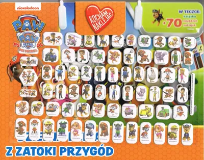 Immagine prodotto di Psi Patrol. Kocham naklejać cz. 4 Dzielna ekipa z zatokiprzygód