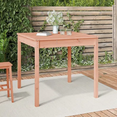 Obrázok produktu pre Maison Exclusive – záhradový stôl, rozmer 82,5 x 82,5 x 76 cm, vyrobený z masívneho dreva (douglaska)