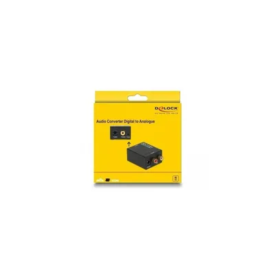 Produktbild von DeLOCK 62444, 1xToslink S/PDIF, 1xCoaxial S/PDIF, 2xRCA, weiblich/weiblich, 63 mm, 41 mm, 21 mm