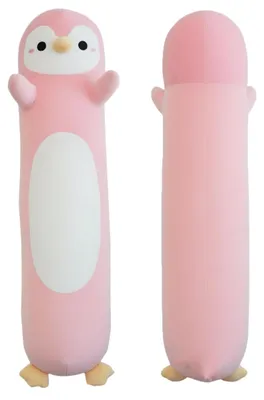 Zdjęcie produktu dla Miękki pluszowy pingwin, zabawka do przytulania, 90 cm, idealna do pokoju dziecięcego