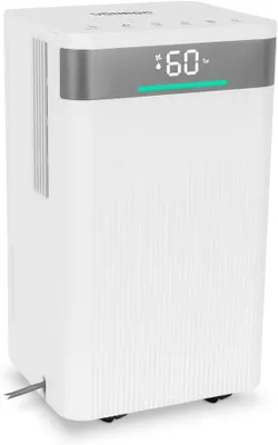 Imagen del producto de Deshumidificador de 12 litros/día - Depósito de 2 litros - Control Wi-Fi - Silencioso - Ideal para espacios de hasta 25 m²
