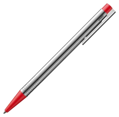 Obrázok produktu pre LAMY Kugelschreiber logo silber Schreibfarbe rot