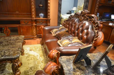 Produktbild von Sofagarnitur 3+2+1 Sitzer Wohnlandschaft Sofa Couch Polster Garnitur Barock 3tlg