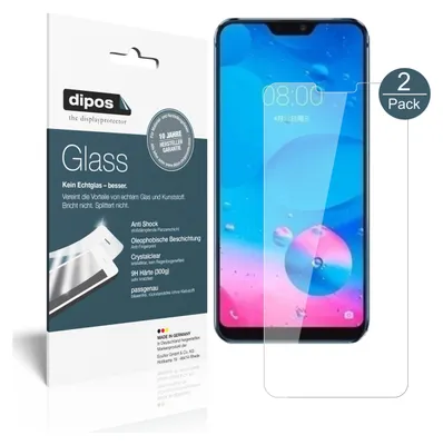 Produktbild von 2x Schutzfolie für Hisense H20 - Anti-Shock 9H Folie dipos Glass Kunststoffglas