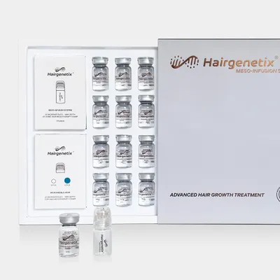 Obrázek produktu pro Sada pro růst vlasů s 12× sérem PDRN (3 měsíce) – proti vypadávání vlasů – Hairgenetix