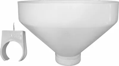 Produktbild von HL Hutterer & Lechner HL20 Tropftrichter 6/4 Zoll m. Rohrschelle, 1 Stk.