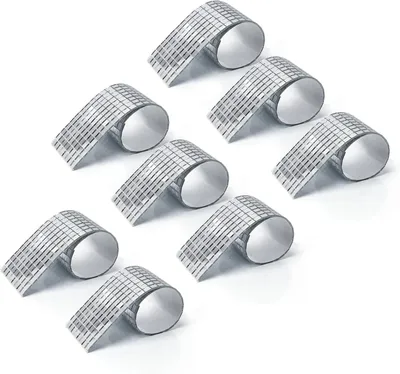 Produktbild von Selbstklebende Spiegelfliesen 3776 Stück, Quadratisch, Echtglas, Silber, für DIY Dekoration