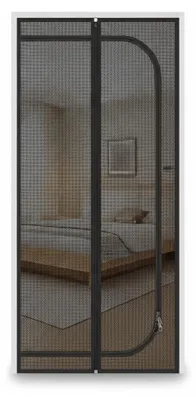 Image de InAndOutdoorMatch - Kattenhor - 90 x 210 cm - Noir, Image générée par une IA