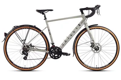 Produktbild von CHILLIZ Gravelbike Gravel 28 Zoll GL.02 grau Rahmenhöhe 57 cm Schutzbleche Damen Herren 14 Gänge mech. Scheibenbremse