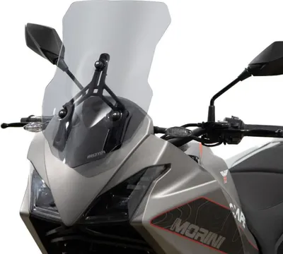 Image de ISOTTA Pare-brise moyen léger fumée 495x340mm pour MOTO MORINI Xcape 650