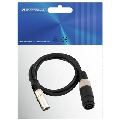 Produktbild von Omnitronic 30225590 XLR Adapterkabel [1x Lautsprecherkupplung