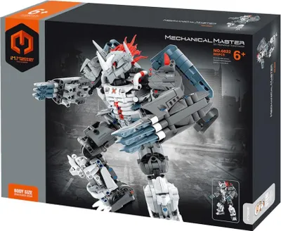 Zdjęcie produktu dla Klocki iM.Master Mecha wojownik srebrny 965 elementów 6822