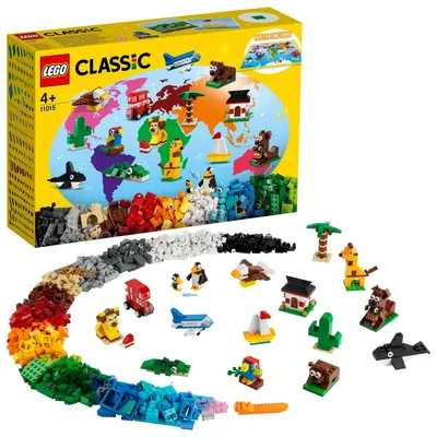Obrázek produktu pro LEGO Classic Cesta kolem světa, Sada na stavění, 4 rok/roky, Plast, 950 kusů, 1,03 kg