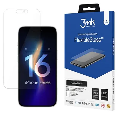 Produktbild von 3MK FlexibleGlass - Hybridglas für iPhone 16 Pro