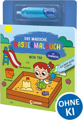 Produktbild von Das magische Wassermalbuch - Mein Tag