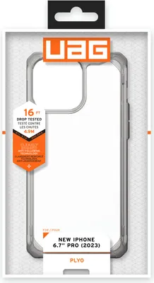 Produktbild von Urban Armor Gear 114310113131, Cover, Apple, iPhone 15 Pro Max, 17 cm (6.7"), Grau