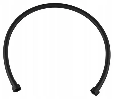 Produktbild von Invena Duschschlauch 80cm Schwarz Flexibel