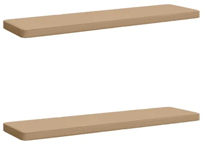 Productafbeelding van 2-delige bankkussens VUGHT, 2 stuks, 100% polyester, beige