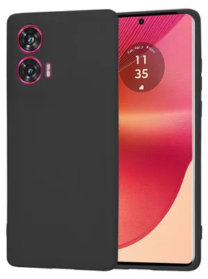 Produktbild von Techsuit Soft Flex Silikon Back Cover Hülle für Motorola Edge 50 Fusion - Black