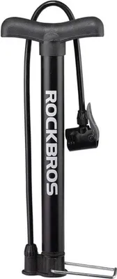 Produktbild von Rockbros Podlahová Ruční Pumpa Na Kolo Odolná Silná Černá