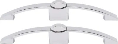 Zdjęcie produktu dla 2 pokrętła z blokadą szafki Gałka szafki z uchwytem do kamperów i łodzi Rozstaw otworów 160 mm (chrom)