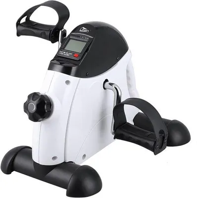 Zdjęcie produktu dla Rower stacjonarny z siedziskiem – rower treningowy dla seniorów – rower stacjonarny do biura – trenażer nóg i ramion – kompaktowy rower treningowy – sprzęt fitness – trening rehabilitacyjny – mini sprzęt do domowej siłowni