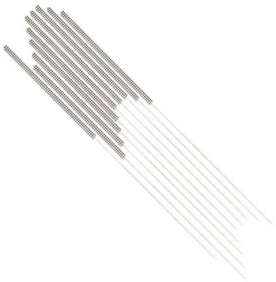 Immagine prodotto di Kit di pulizia per stampanti 3D - 10 pezzi - acciaio - ago flessibile da 0,4 mm - per la pulizia dell'ugello - confezionato in modo sicuro in un tubo di plastica