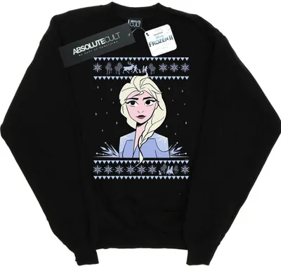 Produktbild von Disney - "Frozen 2" Sweatshirt für Damen BI18942 (XXL) (Schwarz)