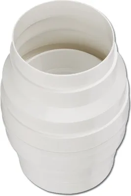 Produktbild von easyPART passend für 10006303 EUROPART UNIVERSAL Kondenswasserstop Kondenswasser Sammler Rückflussverhinderer 100mm Rund Anschluss Abluft Rohr Abluftschlauch für Dunstabzugshaube