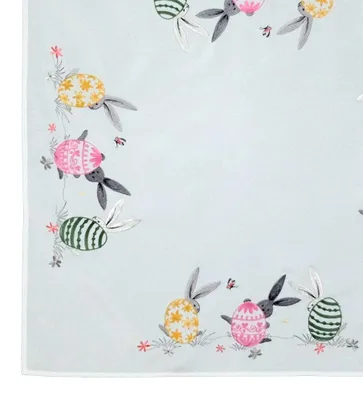 Produktbild von Tischdecke DENISE Ostern Osterhasen Ostereier Polyester 85 x 85 cm