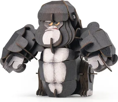 Image de Mieredu 3D Puzzle Jouet Gorille Carton Jouet éducatif
