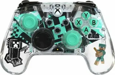 Immagine prodotto di PDP Minecraft Steve Diamond Print, Gamepad, PC, Xbox, senza fili, USB, USB Type-A, 12 m