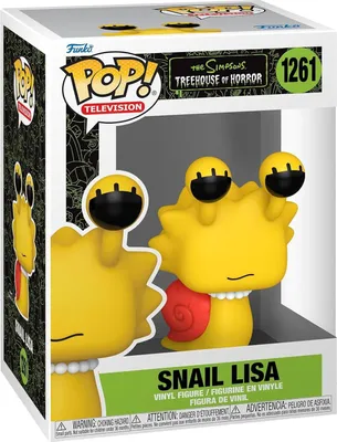Produktbild von Die Simpsons POP! Animation Vinyl Figur Snail Lisa 9 cm
